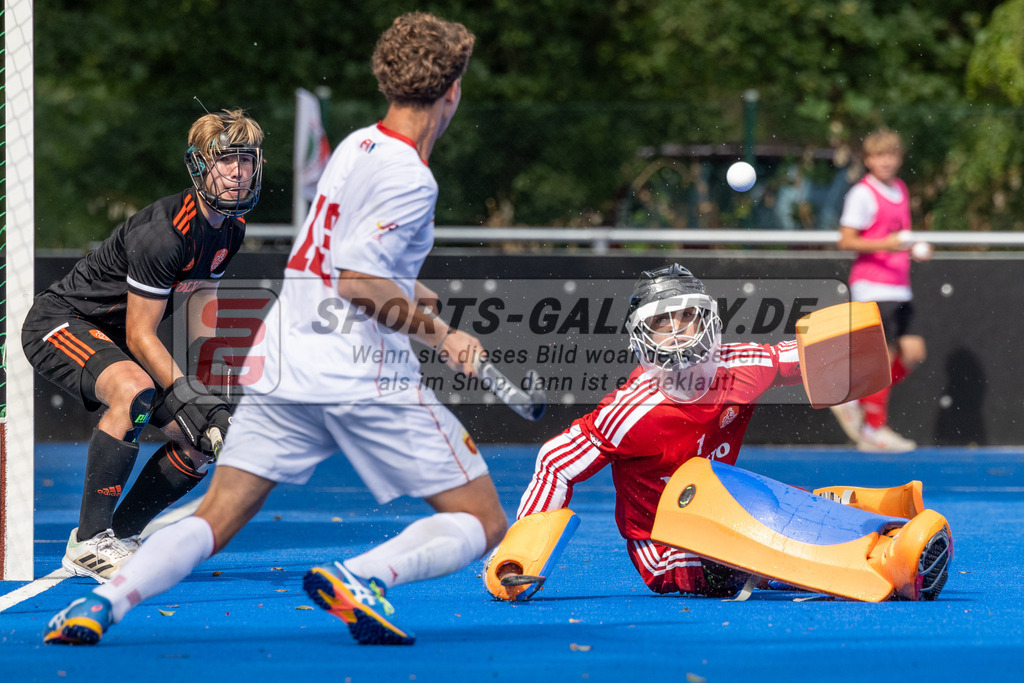 SFE_20230716_0124 | EuroHockey EM U18 Boys 3th 4th Netherlands vs Spain am 16.07.2023 in Krefeld (Gerd-Wellen-Hockeyanlage), Photo: Stephan Fehrmann 2023 (Sports-Gallery)
