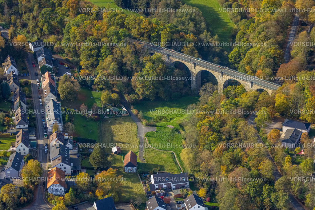 Wetter221017445 | Luftbild, Viadukt Wengern, Elbschetal Radweg, Wengern, Wetter, Ruhrgebiet, Nordrhein-Westfalen, Deutschland