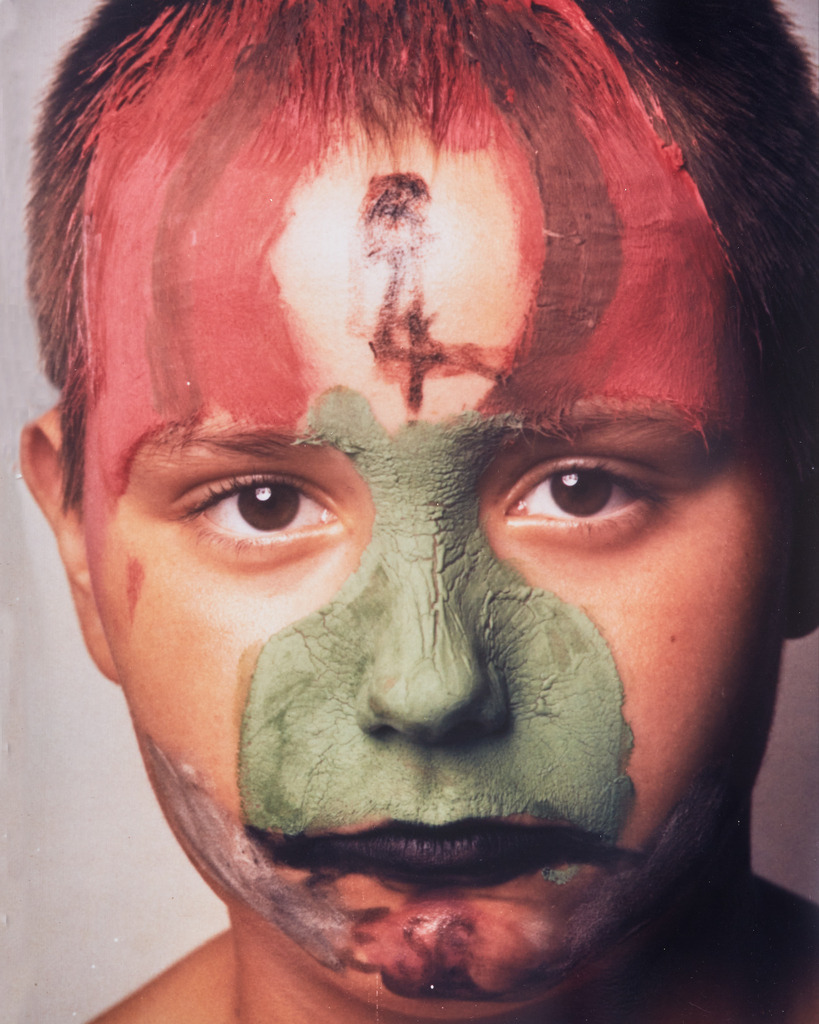 009art_Bee-Braxm_0896 | Werk aus  dem Jahr 1994   Nach einer Aktion im Ritterhausmuseum Offenburg. Kunstmaler Rainer Braxmaier und Modefotograf Wilfried Beege.