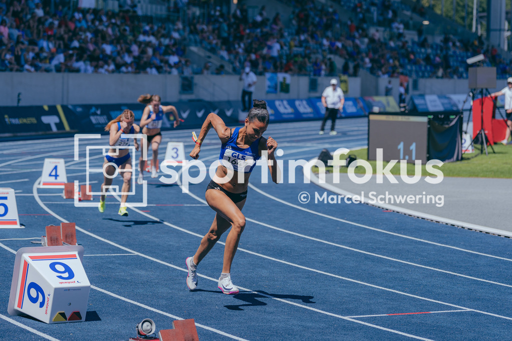 Deutsche Meisterschaften U20 / U16 2026 | Ria Liliane Röhm, SV Brackwede, 1647, 400-Meter-Lauf, Deutsche Meisterschaften der U20 &amp; U16 2026, Lohrheidestadion Bochum-Wattenscheid, 11.07.2026. Foto: Marcel Schwering / sportimfokus - Realisiert mit Pictrs.com
