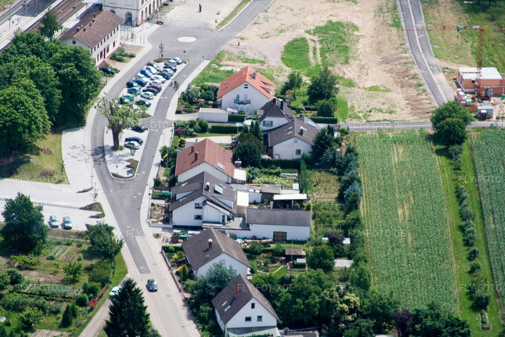 Luftbild: Bahnhofstr in Winden im Bundesland Rheinland-Pfalz in Deutschland. Foto: IMG_11188.jpg vom 14.06.2008 durch Werner Riehm/FLY-FOTO.de
