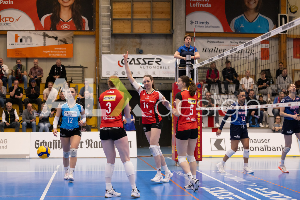 Volleyball I Frauen I Saison 2025-2026 I Volleyball NLA | Women I 1/2 Finals I  VC Kanti Schaffhausen - Sm'Aesch Pfeffingen I 07.03.2026 | 14 Josipa Marković (HR) (VC Kanti Schaffhausen) – Aussen - Realisiert mit Pictrs.com