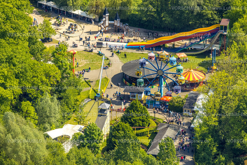 Bottrop230510260Kirchhellen | Luftbild, Freizeitpark Schloß Beck, mit Spielplatz und Spielgeräten, Kirchhellen-Nord-Ost, Bottrop, Ruhrgebiet, Nordrhein-Westfalen, Deutschland