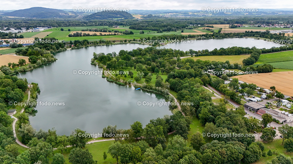 Linz_ Pichling_ Pichlingersee_ 05.07.2024-1 | 05.07.2024, Linz, AUT, Pichling, im Bild Pichlingersee, BadeseeDrohne