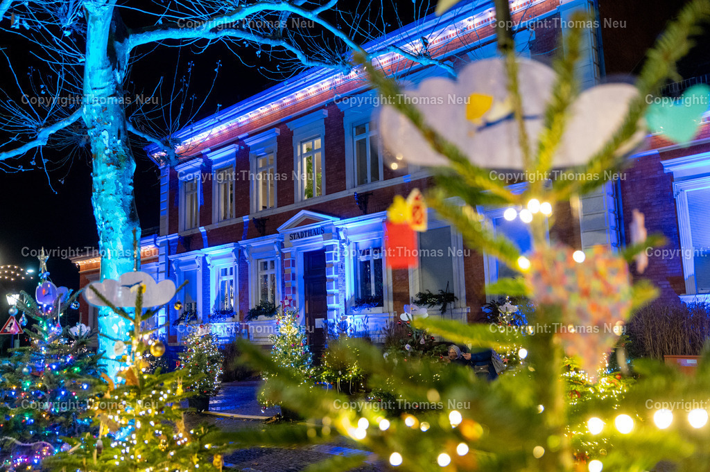 DSC_5788 | ble, Lorsch, Innenstadt, Weihnachtsbeleuchtung, Weihnachten. Lichter,Stadthaus, , Bild: Thomas Neu