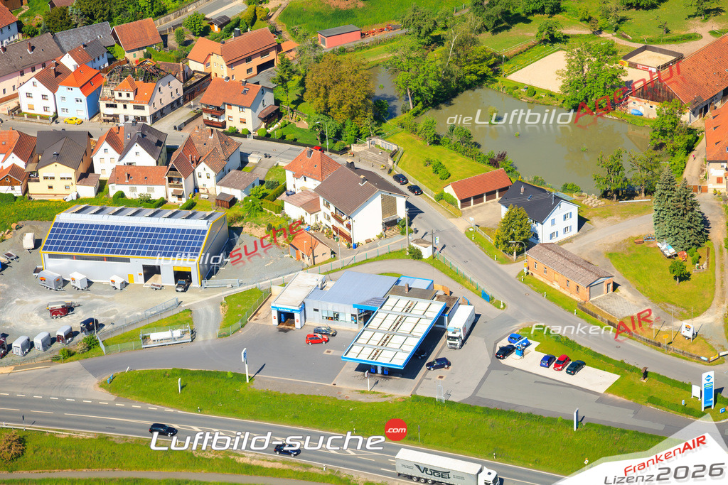 Die Luftaufnahme Johannisthal - Küps wurde vom UL-Flugzeug (keine Drohne) aus fotografiert.Hohe Druck- Auflösung-die Geschenkidee!