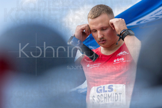 Deutsche Leichtathletik-Meisterschaften; Bochum-Wattenscheid, 25.07.2026 | Sascha Schmidt (LV 90 Erzgebirge); Deutsche Leichtathletik-Meisterschaften am 25.07.2026 im Lorheide-Stadion, Bochum-Wattenscheid (Nordrhein-Westfalen).