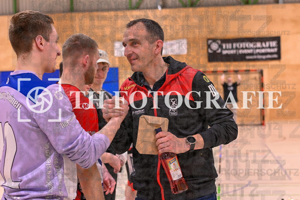 GER, SG Maulburg/Steinen - SG Walkirch/Denzlingen, Handball, Landesliga, 25. Spieltag, Saison 2023/2024, 27.04.2024 | Dirk Nasdala (Sportlehr Todtnau)

GER, SG Maulburg/Steinen - SG Walkirch/Denzlingen, Handball, Landesliga, 25. Spieltag, Saison 2023/2024, 27.04.2024

Foto: TH Fotografie/Thomas Hess
