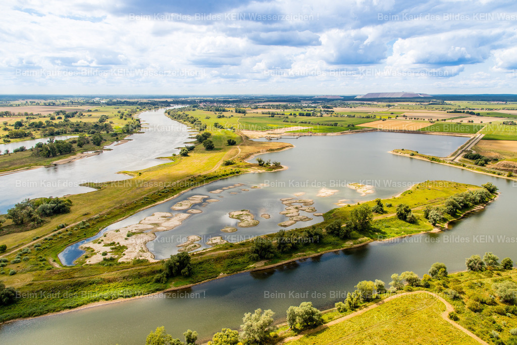 Landschaft Kiesabbau bei Angern-7250 | Elbe im Jerichower Land - Realisiert mit Pictrs.com