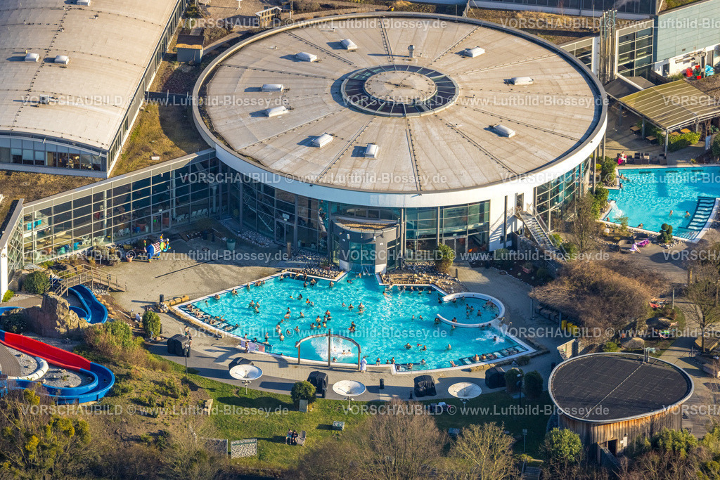 Hamm240305150 | Luftbild, Maximare Erlebnistherme Bad Hamm GmbH Erlebnisbad, Freibad Schwimmbad mit Badegästen, Mitte, Hamm, Ruhrgebiet, Nordrhein-Westfalen, Deutschland