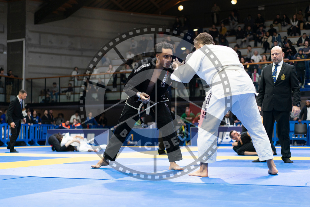 20240119PBB2718 | Fighters compete during the IBJJF European Championship in Paris, France, on January 19, 2024.
