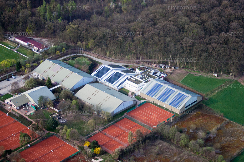 Luftbild: Württemb. Tennisbund, Emerholzweg im Ortsteil Stammheim in Stuttgart im Bundesland Baden-Württemberg in Deutschland. Foto: IMG_39335.jpg vom 03.04.2011 durch Werner Riehm/FLY-FOTO.de
