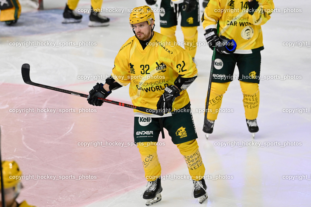 ATSE Graz vs. EHC Lustenau | #32 Stefan Daniel EHC Lustenau, ATSE Graz vs. EHC Lustenau, ATSE Graz vs. EHC Lustenau am 14.02.2026 in Graz (Merkur Eishalle ), Austria, (Photo by Bernd Stefan)