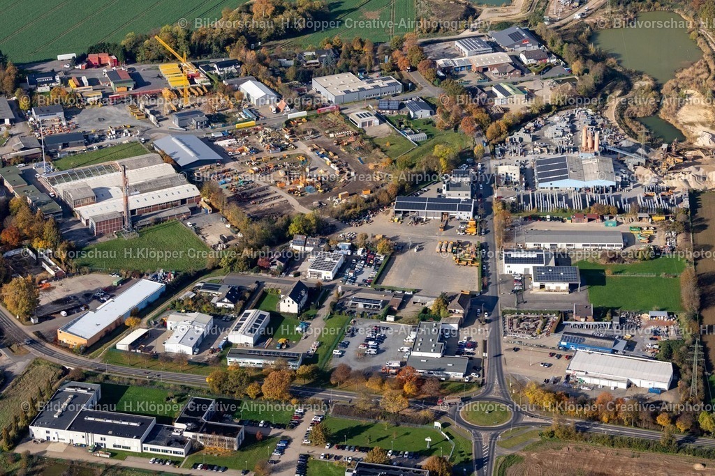 Luftbilder Linnich-7503 | Luftbildfotografie Gewerbegebiet und Firmenansiedlung an der Im Gansbruch, Robert-Bosch-Straße in Linnich im Bundesland Nordrhein-Westfalen, Deutschland - Realisiert mit Pictrs.com