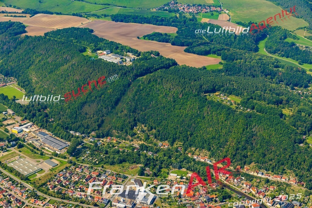 Schwarza Rudolstadt Bild- Das Luftbild wurde 2025 vom UL-Flugzeug heraus erstellt ( keine Drohne bzw. Drohnenaufnahme ) - Hochauflösende Luftaufnahme -Nicht vergleichbar mit Google Maps oder Satelittenbilder- Die Geschenkidee !Mit Lizenz und Bildrechte bestellbar - CC