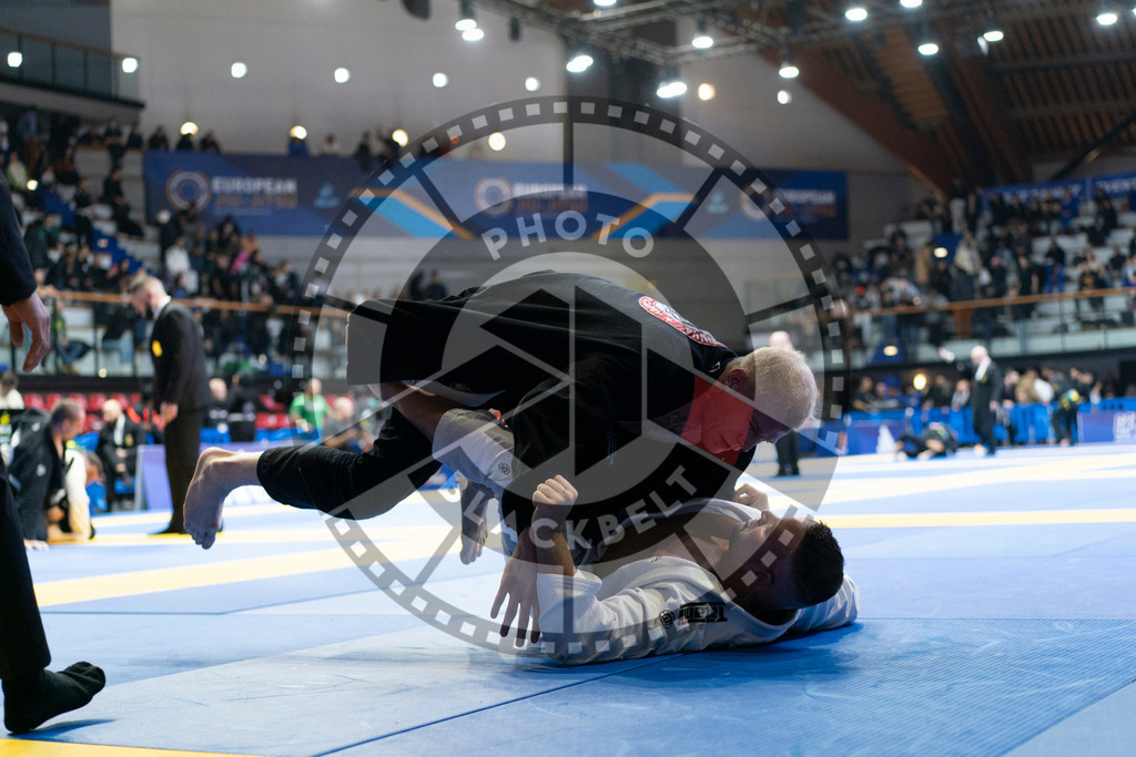 20240119PBB2458 | Fighters compete during the IBJJF European Championship in Paris, France, on January 19, 2024.