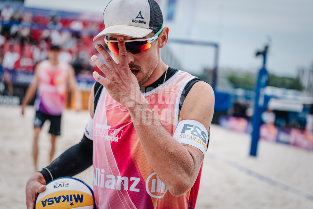 Beachvolleyball | Männer | German Beach Tour 2024 | Tourstop Bremen | 07.06.2024 | Bennet Poniewaz