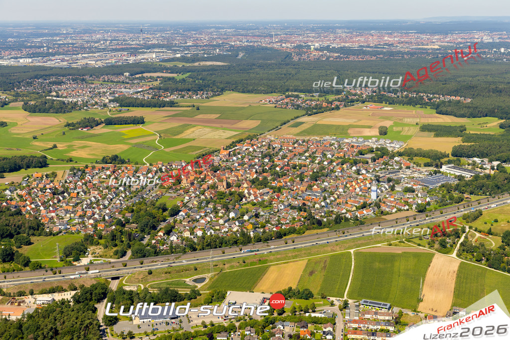 Das Luftbild zeigt : Kornburg Nürnberg - Die Luftaufnahme wurde 2023 vom UL-Flugzeug aus erstellt ( keine Drohne ) - Hochauflösende Luftaufnahme - Für grossformatige Ausdrucke geeignet. Die Geschenkidee !Mit Lizenz und Bildrechte bestellbar