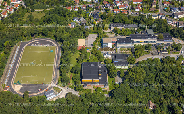 Ennepetal230801280 | Luftbild, Dorma Sportpark, Baustelle, Altenvoerde, Ennepetal, Ruhrgebiet, Nordrhein-Westfalen, Deutschland