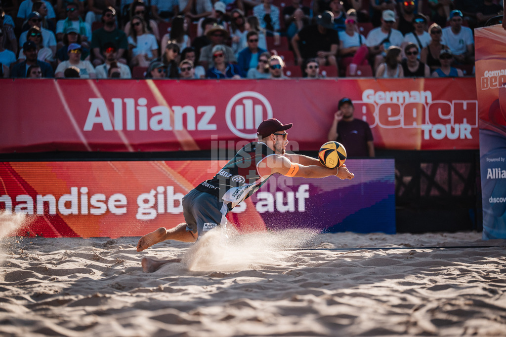 Beachvolleyball | Männer | Allianz German Beach Tour 2025 | Tourstop Berlin | 16.08.2025 | Benedikt Sagstetter