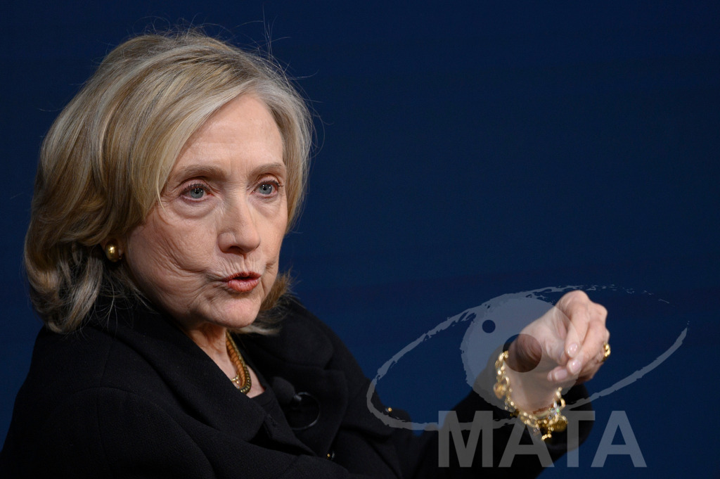 _DWI2857 | Die US-Politikerin Hillary Clinton auf der Veranstaltung Bridging Scholarship and Statecraft im Rahmen der Münchner Sicherheitskonferenz 2026. München, 13.02.2026 Bayern Deutschland  - Realisiert mit Pictrs.com