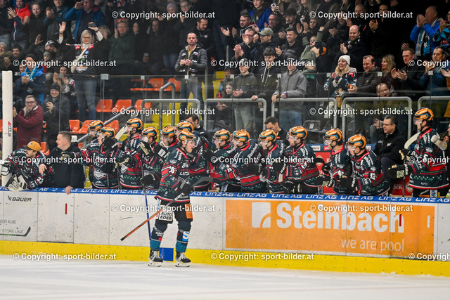 AUT, ICE, Black Wings Linz (AUT) vs Fehervar AV 19 (HUN) | 22.12.2023, Eishalle Linz, AUT, ICE Eishockey Liga, Black Wings Linz (AUT) vs Fehervar AV 19 (HUN), im Bild Kilian Rappold (BWL), Team EHC Black Wings Linz


// ICE win2day Hockey League Match between Black Wings Linz (AUT) vs Fehervar AV 19 (HUN) in Linz, Austria on 2023/12/22