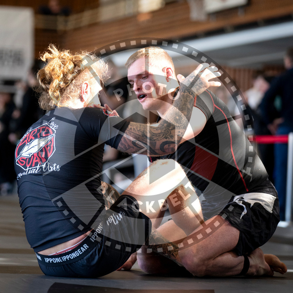 20240309PBB6623 | Fighters compete during the International Luta Livre (ILLCS) Spring Championship in Hannover, Germany, on March 9, 2024.