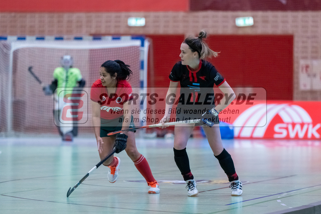 HK_20241214_100064 | 2. Bundesliga Halle Damen Crefelder HTC - DSD Düsseldorf am 14.12.2024 Halle Glockenpitz, Krefeld ,