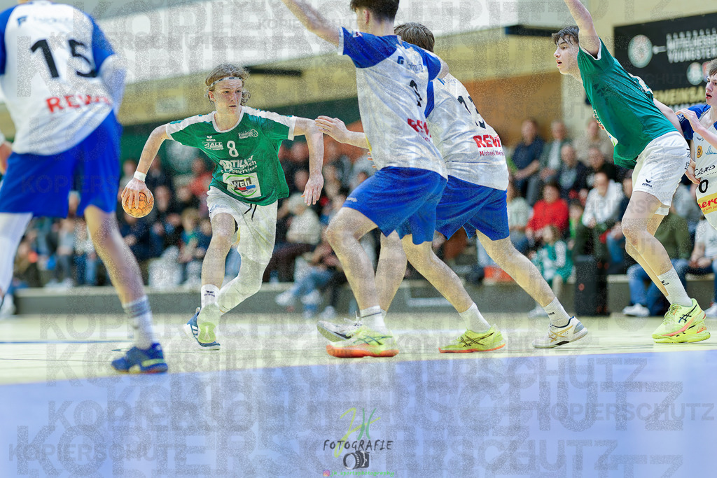 mJC-Regionalliga, Halbfinale Hessenmeisterschaft; HSG Dutenhofen/Münchholzhausen - TSV Pfungstadt | mJC-Regionalliga, Halbfinale Hessenmeisterschaft; HSG Dutenhofen/Münchholzhausen - TSV Pfungstadt am 15.03.2025 in Münchholzhausen (Sporthalle Münchholzhausen)Photo © 2025 - Jörg Heinrich - Realisiert mit Pictrs.com