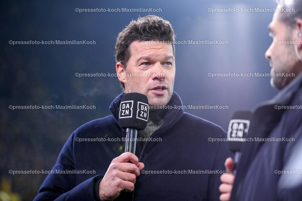 BVB10012502166 | 10.01.2025, Fußball, Borussia Dortmund - Bayer 04 Leverkusen, 1. Fußball Bundesliga, 16. Spieltag, Signal Iduna Park, Saison 2024 2025: DAZN Moderator Michael BallackDFB regulations prohibit any use of photographs as image sequences and or quasi-video.