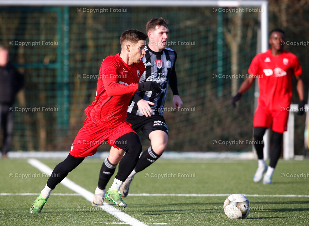 A_LUI_250125_17 | SPORT FUSSBALL TESTSPIEL ASKOE OEDT -SK DYNAMO BUDWEIS 25.01.2025 IM BILD: ARNE AMMERER    ( OEDT)    FOTO:FOTOLUI