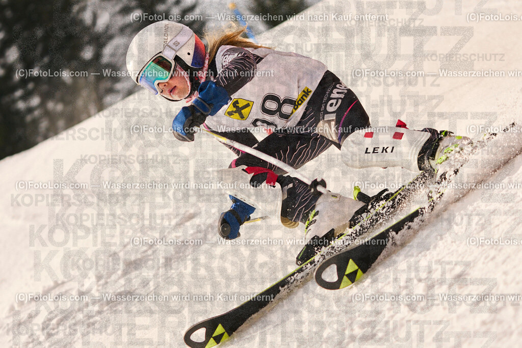 ALP3176_KinderCup-SL_STMK_Strallegg_Ganster Emilia | Raiffeisen KINDERCUP Alpin, SLALOM auf der JogllandStreif in Strallegg am So 23. Februar 2025. Veranstaller: Steirischer Skiverband (5000). Skiunion Strallegg (5197).