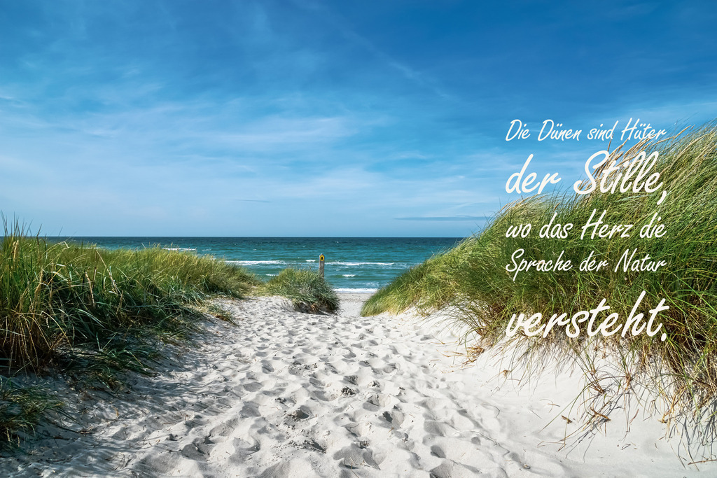 Meer Kalender 2026 - Ostseemotiv mit Text | Gestalten Sie Ihr Zuhause mit einzigartigen Bildern von Ostsee u. Nordsee – als Leinwandbild, Acryl, Alu-Dibond oder FineArt Hahnemühle, individuell anpassbar.