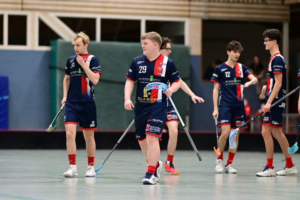 Floorball I Herren I Saison 2024-2025 I 2. FBL Herren Nord-West I 12. Spieltag I MTV Mittelnkirchen - SSF Dragons Bonn II I 21.12.2024 | Der Sportfotograf. - Realisiert mit Pictrs.com