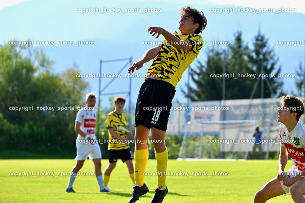 FC Faakersee vs. Rapid Lienz  | #19 Felix Maximilian Opriessnig FC Faakersee, FC Faakersee vs. Rapid Lienz , FC Faakersee vs. Rapid Lienz  am 04.08.2024 in Faakersee (Sportplatz Faakersee), Austria, (Photo by Bernd Stefan)