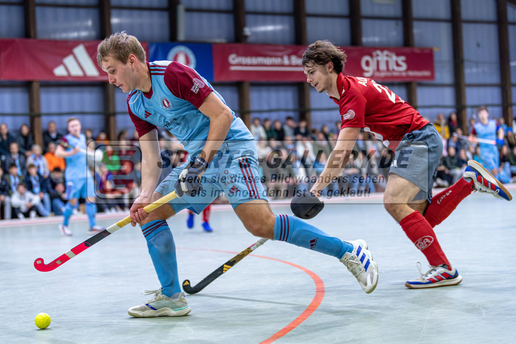 SM_2025-01-10_mD5_-88 | 1.Bundesliga Hallenhockey  (M) UHC - DCADA  / 9:7 (3:4)