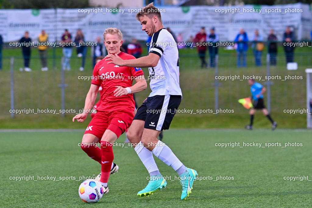 SV Spittal vs. SAK | #6 Toni Dullnig SAK, #4 Thomas Walker SV Spittal, SV Spittal vs. SAK, SV Spittal vs. SAK am 24.05.2024 in Spittal an der Drau (Goldeck Stadion), Austria, (Photo by Bernd Stefan)