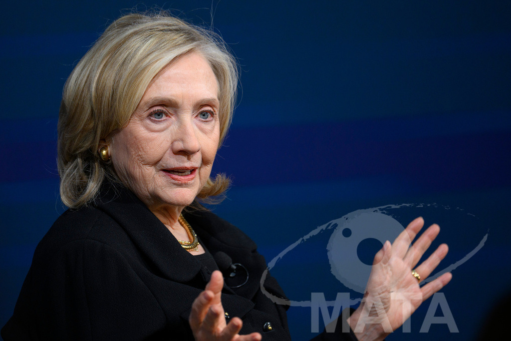 _DWA4048 | Die US-Politikerin Hillary Clinton auf der Veranstaltung Bridging Scholarship and Statecraft im Rahmen der Münchner Sicherheitskonferenz 2026. München, 13.02.2026 Bayern Deutschland  - Realisiert mit Pictrs.com