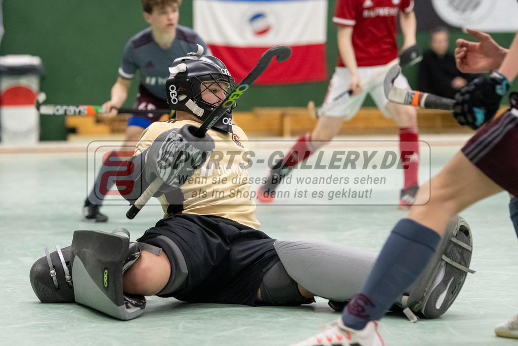 SFE_20230304_0084 | Deutsche Meisterschaft Männliche U16 Halle 2023 am 04.03.2023 in Köln (KTHC Stadion Rot-Weiss Köln Tennis and Hockey Club), Photo: Stephan Fehrmann 2022 (Sports-Gallery)