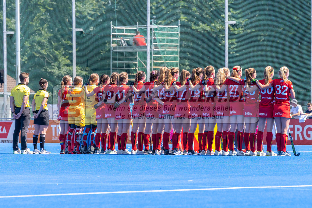 SFE_20230708_0003 | EuroHockey EM U18 Girls Belgium vs Scotland am 08.07.2023 in Krefeld (Gerd-Wellen-Hockeyanlage), Photo: Stephan Fehrmann 2023 (Sports-Gallery)