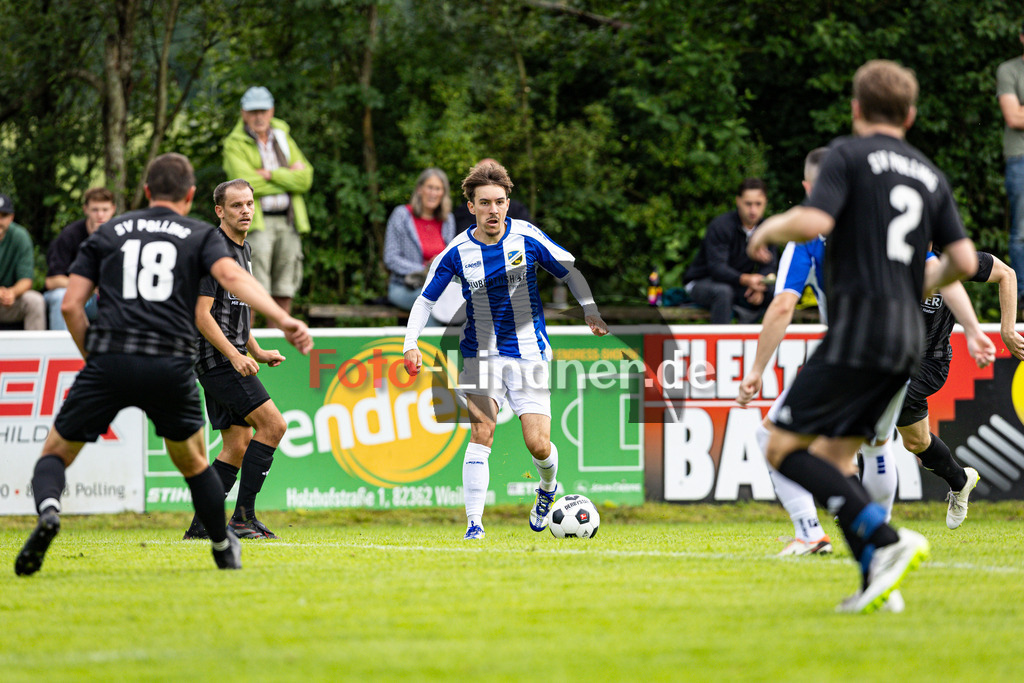 SV Polling gegen SV Planegg-Krailing | Fußball Herren Bezirksliga Oberbayern Süd 2025/26 1. Spieltag, SV Polling gegen SV Planegg-Krailing, 20250727,Fabijan PODUNAVAC (SV Planegg-Krailing 11) in Aktion, 2025-07-27 in Polling (Sportplatz Polling), Fabijan PODUNAVAC (SV Planegg-Krailing 11), Copyright: WolfgangxLindner www.foto-lindner.de