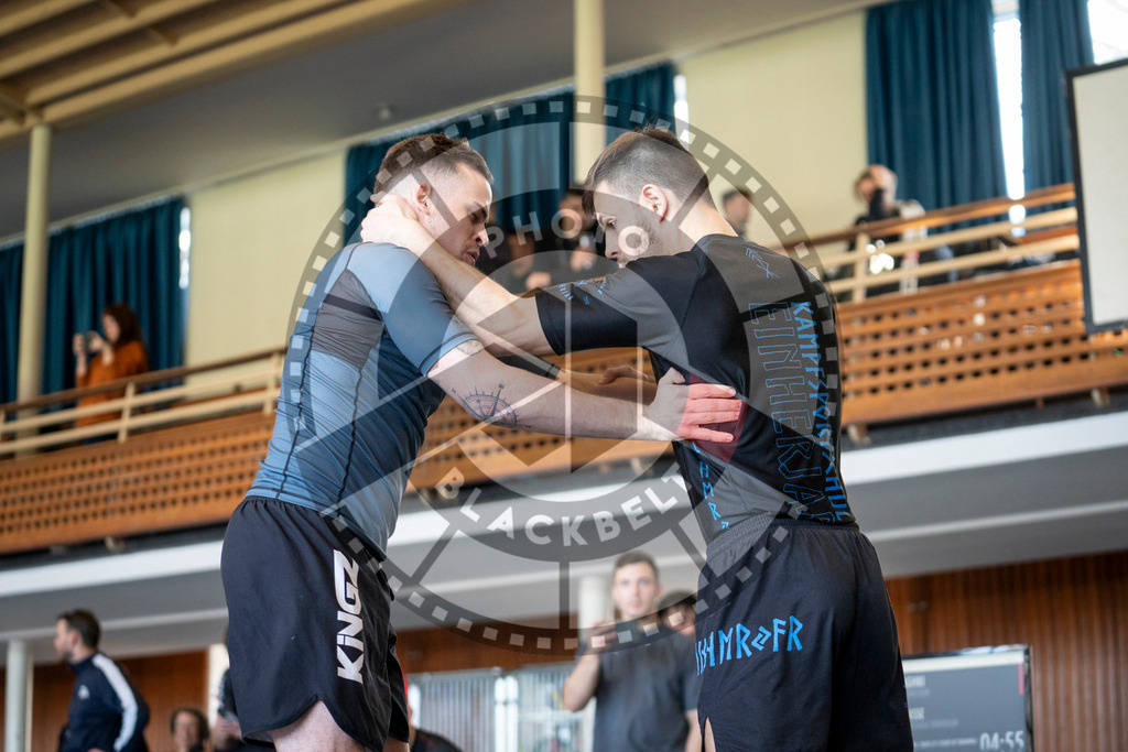 20240309PBB6045 | Fighters compete during the International Luta Livre (ILLCS) Spring Championship in Hannover, Germany, on March 9, 2024.
