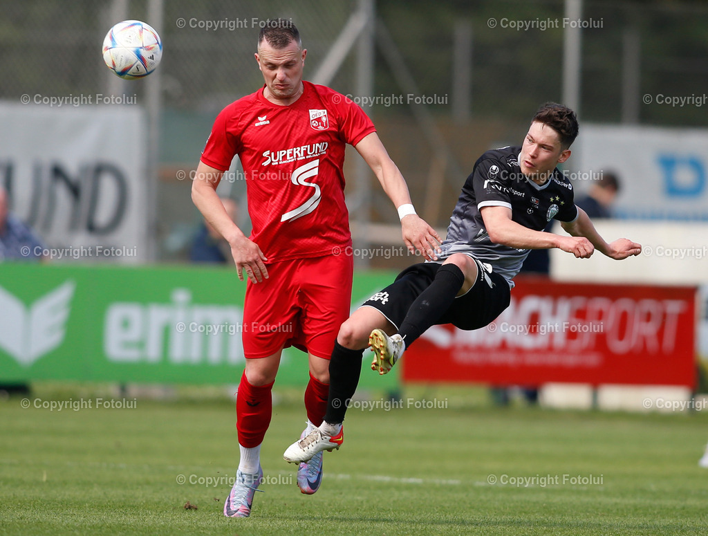 A_LUI_130523_39 | SPORT,FUSSBALL, LT1 OOE LIGA ASKOE OEDT-SV GW MICHELDORF 13.05.2023 IM BILD: NENAD VIDACKOVIC  (OEDT) UND KEVIN BRANDSTAETTER  (MICHELDORF) FOTO:FOTOLUI