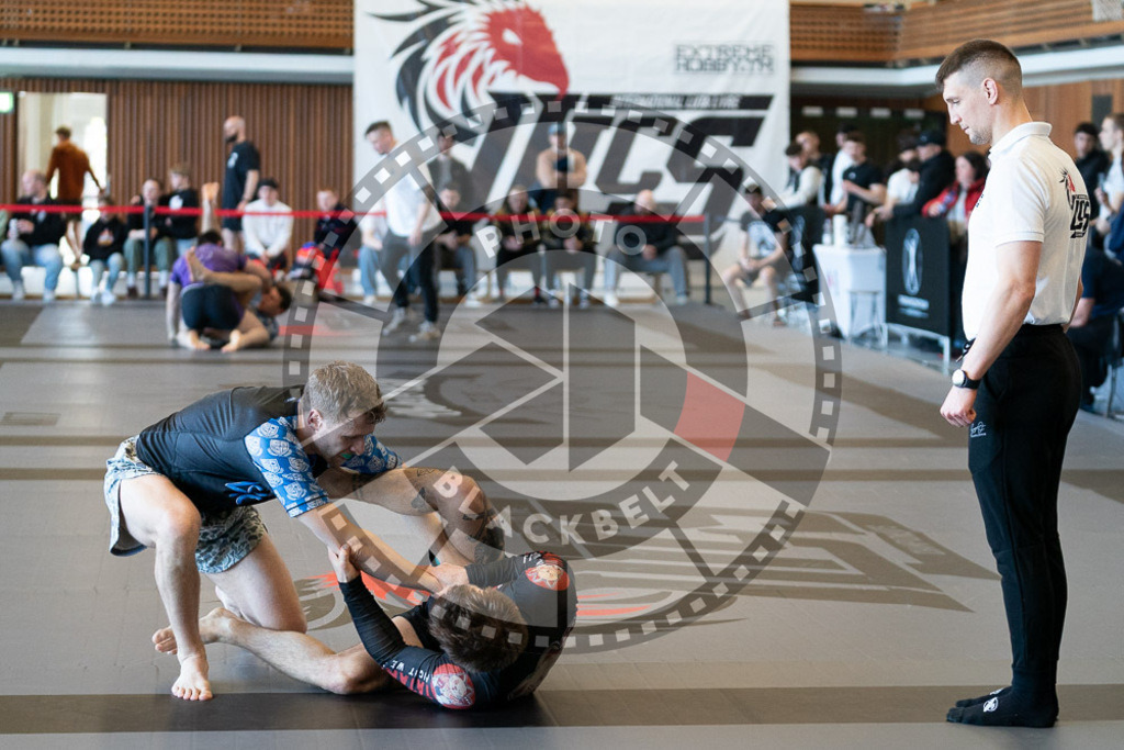 20250329PBB2141 | Fighters compete during the International Luta Livre (ILLCS) Germany IX Spring 2025 Competition spring on March 29, 2025 in Hannover, Germany.© Chiara Dazi