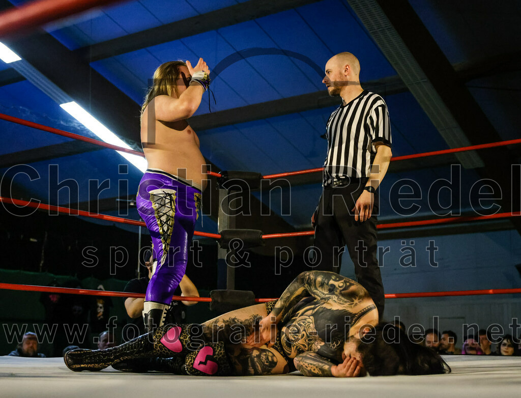 2023-03-11_066_EWS_Wrestling_ERDING | Erding, Deutschland, 11.03.2023:
Wrestling, Saison 2023, EWS Wrestling ERDING

Foto: Christian Riedel / fotografie-riedel.net