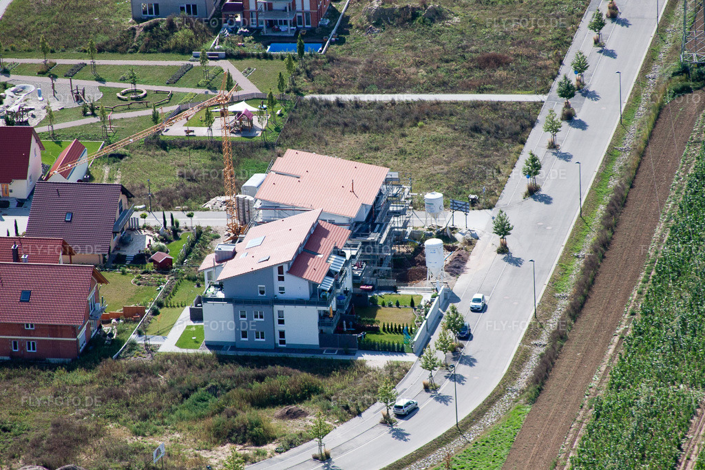 Luftbild: Am Höhenweg in Kandel im Bundesland Rheinland-Pfalz in Deutschland. Foto: IMG_21099.jpg vom 06.09.2009 durch Werner Riehm/FLY-FOTO.de