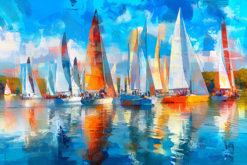 2508029 - Segelboote | Bestelle dieses maritime Motiv als hochwertigen Kunstdruck, z.B. auf Leinwand oder hinter Acrylglas in vielen Formaten mit versandkostenfreier Lieferung innerhalb Deutschlands.