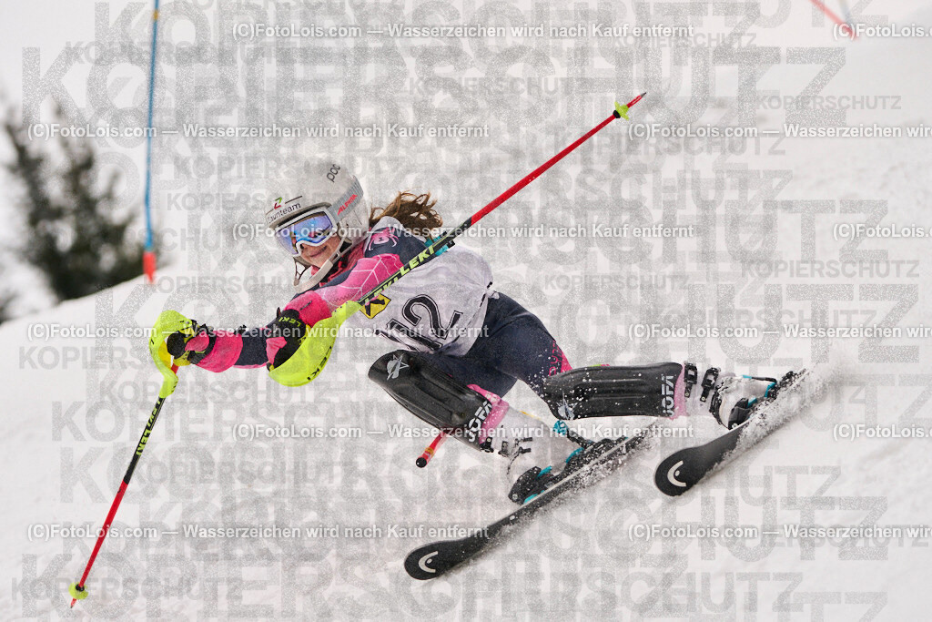 ALP4132_KinderCup-SL_STMK_Strallegg_Gutenbrunner Julia | Raiffeisen KINDERCUP Alpin, SLALOM auf der JogllandStreif in Strallegg am So 23. Februar 2025. Veranstaller: Steirischer Skiverband (5000). Skiunion Strallegg (5197).