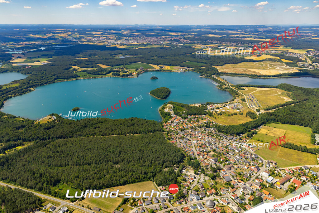 Das Luftbild der Stadt Steinberg am See wurde 2022 vom Flugzeug heraus erstellt (keine Drohnen-Aufnahmen) Aufnahmehöhe ca.450 Meter- hohe Bildauflösung und Druck-Qualität. Garantiert!