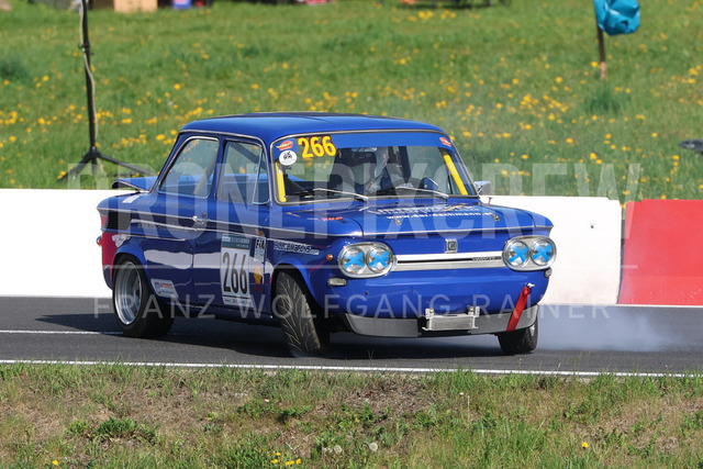 FIA Historic Hill Climb Championship – Rechberg 2026    | Historic race car in action during the FIA Historic Hill Climb Championship at Rechberg, held from 24 to 26 April 2026 near Tulwitz, Styria, Austria. The image shows Rene UNTERWEGER (AUT) NSU TT 1200 turn around.     
